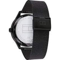  Shop Authentic Tommy Hilfiger Spencer Skeleton Black Dial Black Mesh Bracelet Watch for Men - 1791644 - Luxxuri