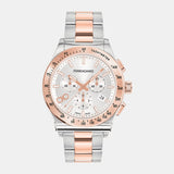  Shop Authentic Salvatore Ferragamo 1927 Chrono Silver Dial Two Tone Steel Strap Watch for Men -  SFKZ00623 - Luxxuri