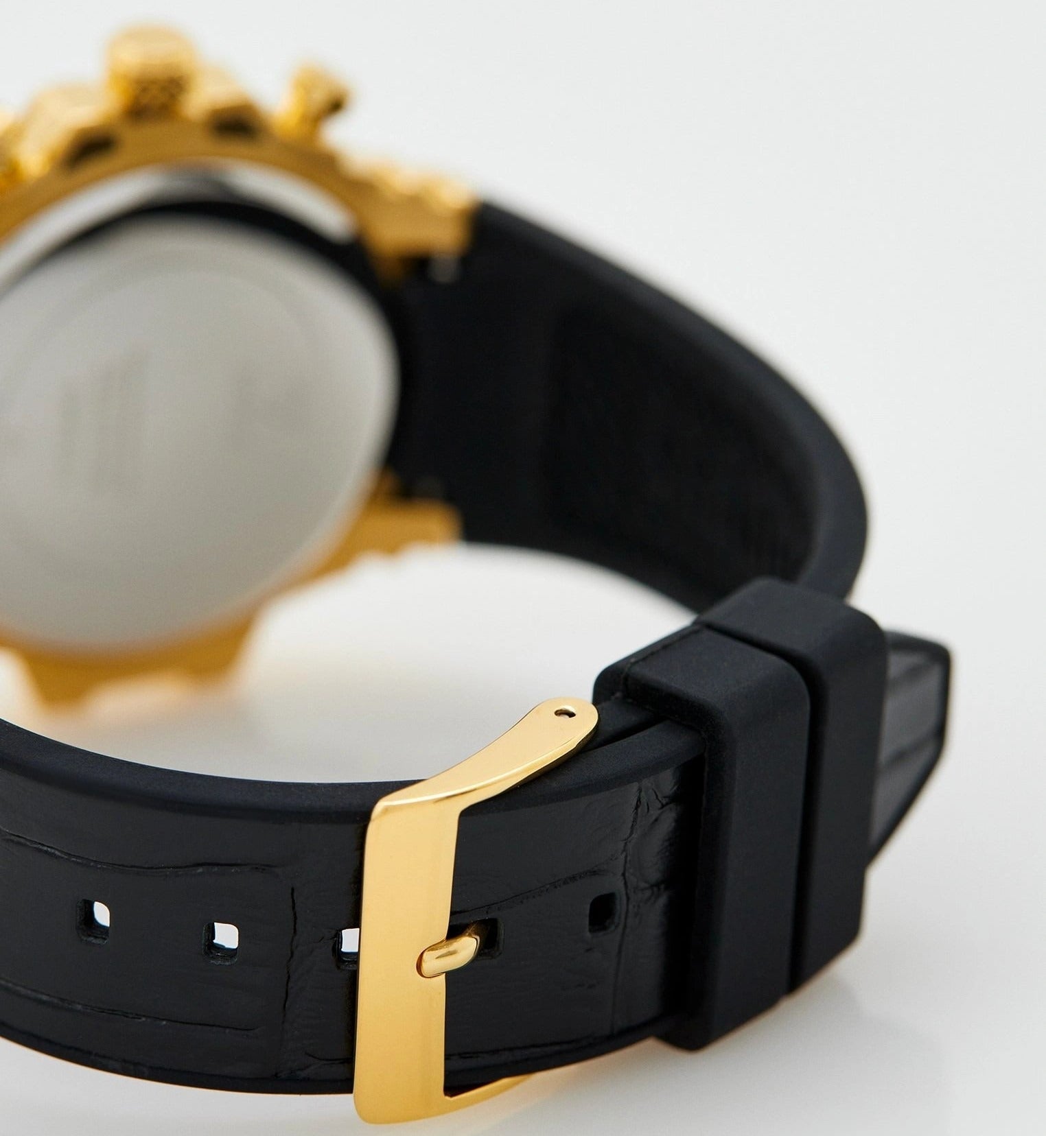  Shop Authentic Guess Fusion Chronograph Black Dial Black Leather Strap Watch For Women - GW0553L4 - Luxxuri