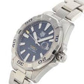  Shop Authentic Tag Heuer Aquaracer Automatic Blue Dial Silver Steel Strap Watch for Men - WBD2112.BA0928 - Luxxuri
