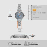  Shop Authentic Emporio Armani Gianni T-Bar Quartz Blue Dial Silver Steel Strap Watch For Women - AR11594 - Luxxuri