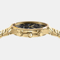  Shop Authentic Salvatore Ferragamo Sapphire Chrono Black Dial Gold Steel Strap Watch for Men - SFME01323 - Luxxuri