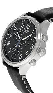  Shop Authentic Tissot Chrono XL Vintage Quartz Black Dial Black Leather Strap Watch For Men - T116.617.16.062.00 - Luxxuri