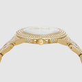  Shop Authentic Michael Kors Camille Three-Hand Crystals White Dial Gold Steel Strap Watch for Women - MK4800 - Luxxuri