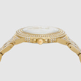  Shop Authentic Michael Kors Camille Three-Hand Crystals White Dial Gold Steel Strap Watch for Women - MK4800 - Luxxuri