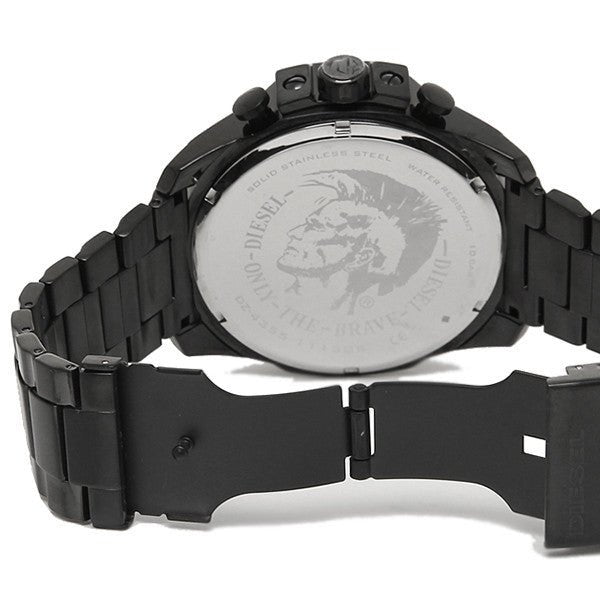  Shop Authentic Diesel Mega Chief Chronograph Black Dial Black Stainless Steel Watch For Men - DZ4355 - Luxxuri