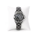  Shop Authentic Chanel J12 Quartz Diamonds Black Dial Black Steel Strap Watch for Women - J12 H1625 - Luxxuri
