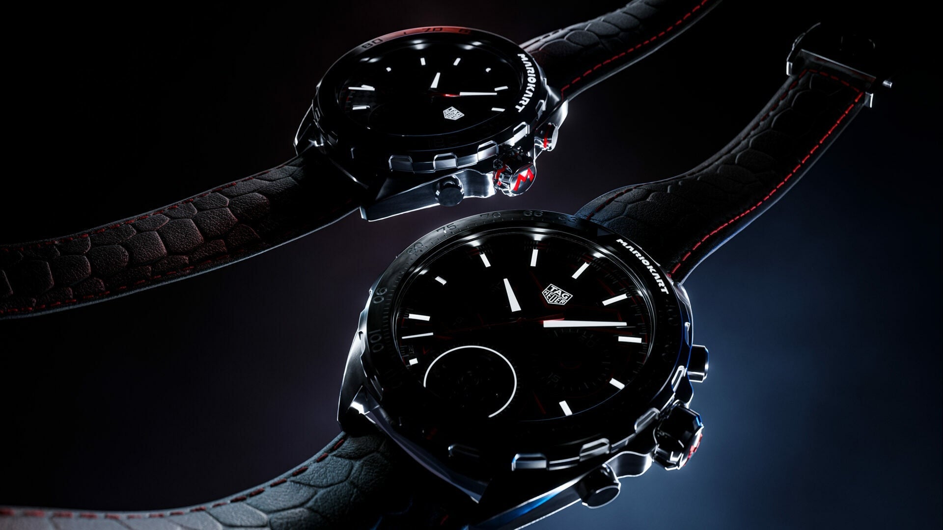  Shop Authentic Tag Heuer Formula 1 Mario Kart Chronograph Black Dial Black Leather Strap Watch for Men - CAZ201E.FC6517 - Luxxuri