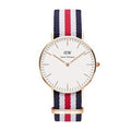  Shop Authentic Daniel Wellington Classic Canterbury White Dial Two Tone NATO Strap Watch For Women - DW00100030 - Luxxuri