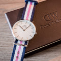  Shop Authentic Daniel Wellington Classic Southampton White Dial Three Tone Nylon Strap Watch For Women - DW00100050 - Luxxuri