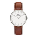  Shop Authentic Daniel Wellington St Mawes White Dial Brown Leather Strap Watch For Men - DW00100052 - Luxxuri