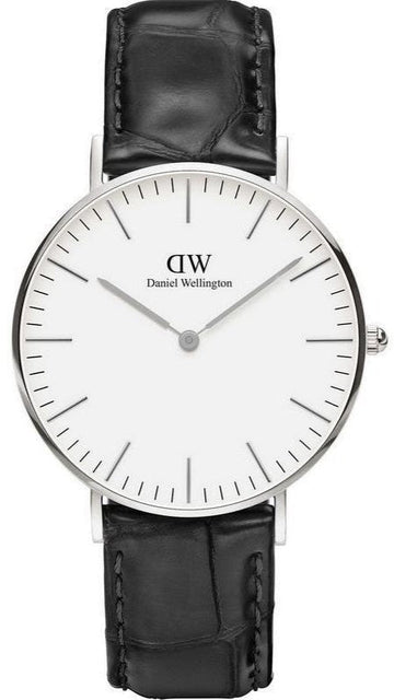  Shop Authentic Daniel Wellington Classic Reading White Dial Black Leather Strap Watch For Women - DW00100058 - Luxxuri