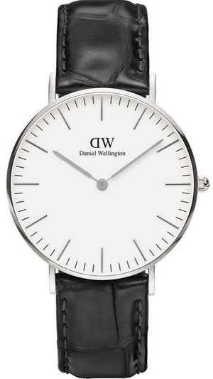  Shop Authentic Daniel Wellington Classic Reading White Dial Black Leather Strap Watch For Women - DW00100058 - Luxxuri