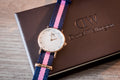  Shop Authentic Daniel Wellington Classy Winchester White Dial Two Tone NATO Strap Watch For Women - DW00100065 - Luxxuri