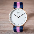  Shop Authentic Daniel Wellington Classy Winchester White Dial Two Tone NATO Strap Watch For Women - DW00100077 - Luxxuri