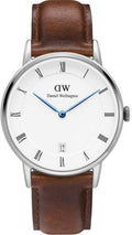  Shop Authentic Daniel Wellington Dapper St Mawes White Dial Brown Leather Strap Watch For Women - DW00100095 - Luxxuri