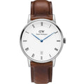  Shop Authentic Daniel Wellington Dapper St Mawes White Dial Brown Leather Strap Watch For Women - DW00100095 - Luxxuri