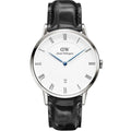  Shop Authentic Daniel Wellington Dapper Reading White Dial Black Leather Strap Watch For Men - DW00100108 - Luxxuri