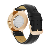  Shop Authentic Daniel Wellington Classic Sheffield Black Dial Black Leather Strap Watch For Men - DW00100127 - Luxxuri