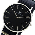  Shop Authentic Daniel Wellington Classic Cornwall Black Dial Black Nylon Strap Watch For Women - DW00100149 - Luxxuri