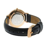  Shop Authentic Daniel Wellington Petite Sheffield White Dial Black Leather Strap Watch For Women - DW00100174 - Luxxuri