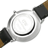  Shop Authentic Daniel Wellington Petite Sheffield Black Dial Black Leather Strap Watch For Women - DW00100180 - Luxxuri