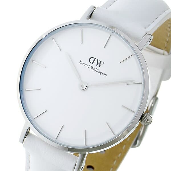  Shop Authentic Daniel Wellington Petite Bondi White Dial White Leather Strap Watch For Women - DW00100190 - Luxxuri
