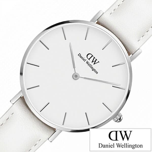  Shop Authentic Daniel Wellington Petite Bondi White Dial White Leather Strap Watch For Women - DW00100190 - Luxxuri