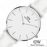  Shop Authentic Daniel Wellington Petite Bondi White Dial White Leather Strap Watch For Women - DW00100190 - Luxxuri
