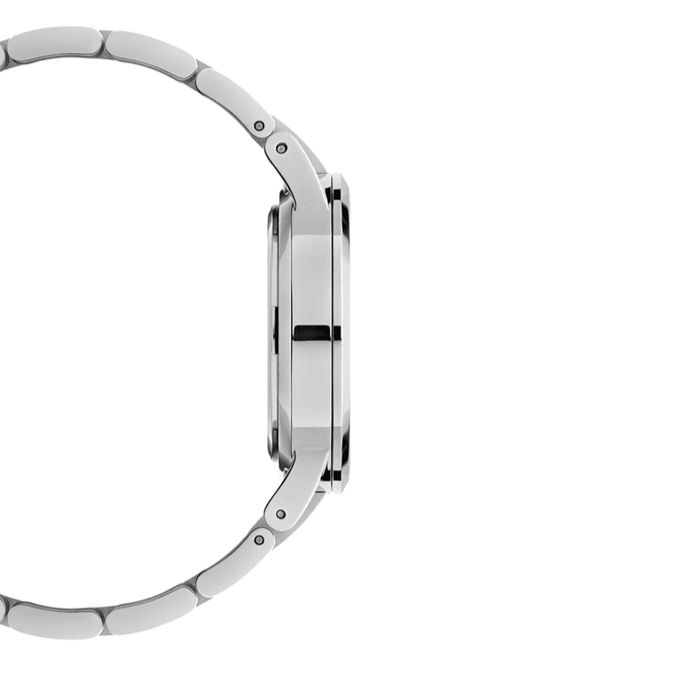  Shop Authentic Daniel Wellington Iconic Link Black Dial Silver Steel Strap Watch for Women - DW00100204 - Luxxuri
