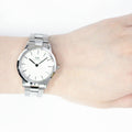  Shop Authentic Daniel Wellington Iconic Link White Dial Silver Steel Strap Watch For Women - DW00100205 - Luxxuri