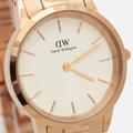  Shop Authentic Daniel Wellington Iconic Link White Dial Rose Gold Steel Strap Watch For Women - DW00100209 - Luxxuri