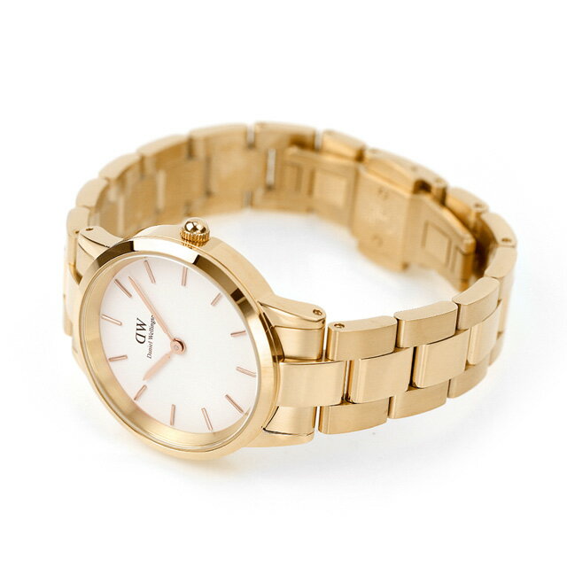  Shop Authentic Daniel Wellington Iconic Link White Dial Rose Gold Steel Strap Watch For Women - DW00100211 - Luxxuri