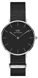  Shop Authentic Daniel Wellington Classic Petite Cornwall Black Dial Black NATO Strap Watch For Women - DW00100216 - Luxxuri