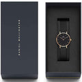  Shop Authentic Daniel Wellington Petite Ashfield Black Dial Black Mesh Strap Watch For Women - DW00100245 - Luxxuri