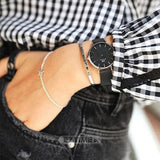  Shop Authentic Daniel Wellington Petite Ashfield Black Dial Black Mesh Strap Watch For Women - DW00100246 - Luxxuri