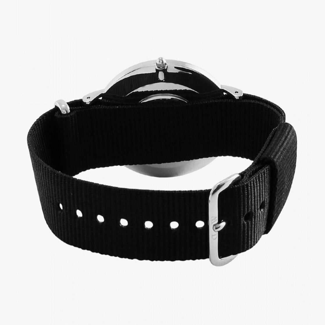  Shop Authentic Daniel Wellington Petite Cornwall Black Dial Black Nylon Strap Watch For Women - DW00100248 - Luxxuri