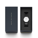  Shop Authentic Daniel Wellington Classic Cornwall White Dial Black Nylon Strap Watch For Men - DW00100258 - Luxxuri