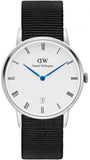  Shop Authentic Daniel Wellington Dapper Cornwall White Dial Blue Nylon Strap Watch For Men - DW00100262 - Luxxuri