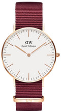  Shop Authentic Daniel Wellington Classic Roselyn White Dial Red NATO Strap Watch For Women - DW00100271 - Luxxuri