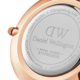  Shop Authentic Daniel Wellington Classic Petite Bondi Black Dial White Leather Strap Watch For Women - DW00100283 - Luxxuri