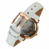  Shop Authentic Daniel Wellington Classic Petite Bondi Black Dial White Leather Strap Watch For Women - DW00100285 - Luxxuri