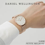  Shop Authentic Daniel Wellington Petite Melrose White Dial Rose Gold Mesh Strap Watch For Women - DW00100305 - Luxxuri