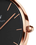  Shop Authentic Daniel Wellington Petite Ashfield Black Dial Black Mesh Strap Watch for Women - DW00100307 - Luxxuri