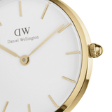  Shop Authentic Daniel Wellington Classic Petite Evergold White Dial Gold Mesh Bracelet Watch For Women - DW00100350 - Luxxuri