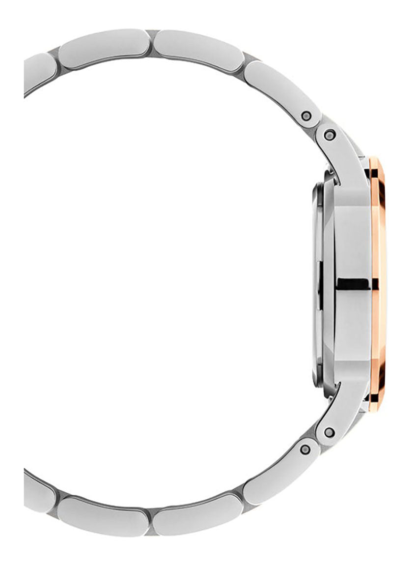  Shop Authentic Daniel Wellington Iconic Link White Dial Two Tone Steel Strap Watch For Women - DW00100358 - Luxxuri