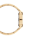  Shop Authentic Daniel Wellington Iconic Link Unitone Gold Dial Gold Steel Strap Watch For Women - DW00100403 - Luxxuri