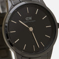  Shop Authentic Daniel Wellington Iconic Link Ceramic Black Dial Black Steel Strap Watch For Women - DW00100414 - Luxxuri