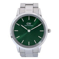 Shop Authentic Daniel Wellington Iconic Link Emerald Green Dial Silver Steel Strap Watch For Men - DW00100427 - Luxxuri