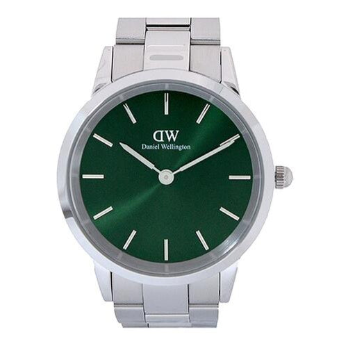  Shop Authentic Daniel Wellington Iconic Link Emerald Green Dial Silver Steel Strap Watch For Men - DW00100427 - Luxxuri